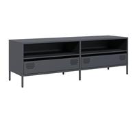 vidaXL Mobile TV Antracite 135x39x43,5 cm Acciaio Laminato a Freddo