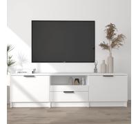 vidaXL Mobile Porta TV Bianco 140x35x40 cm in Legno Multistrato