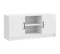 vidaXL Mobile TV Bianco Lucido 102 x 34,5 x 47 cm Legno ingegnerizzato