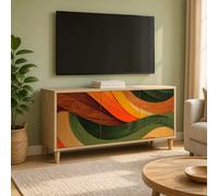 vidaXL Mobile TV BONN 102 x 33 x 50 cm Sonoma Legno ingegnerizzato