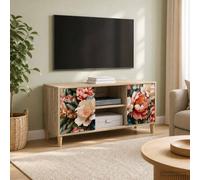 vidaXL Mobile TV BORNE 102 x 33 x 50 cm Sonoma Legno ingegnerizzato