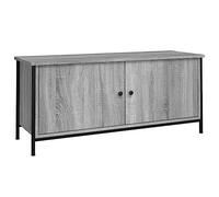 vidaXL Mobile TV con Ante Grigio Sonoma 102x35x45 cm Legno Multistrato