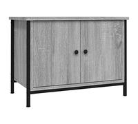 vidaXL Mobile TV con Ante Grigio Sonoma 60x35x45 cm Legno Multistrato