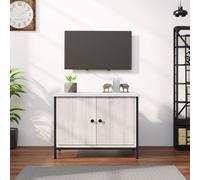 vidaXL Mobile TV con Ante Grigio Sonoma 60x35x45 cm Legno Multistrato