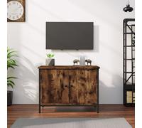 vidaXL Mobile TV con Ante Rovere Fumo 60x35x45 cm in Legno Multistrato