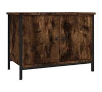 vidaXL Mobile TV con Ante Rovere Fumo 60x35x45 cm in Legno Multistrato