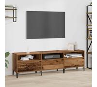 vidaXL Mobile TV per Il Soggiorno, Centro di intrattenimento, Basso, unità Media, Stile Industriale, unità Rettangolare in Legno ingegnerizzato