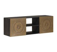 vidaXL Mobile TV con lo scaffale con porta Ottone 105 x 30 x 35 cm