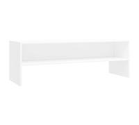 vidaXL Mobile TV con Vano a Giorno Stile Classico Pratico Credenza Armadietto Basso Multimediale Bianco 120x40x40 cm in Multistrato