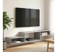 vidaXL Mobile TV da Parete A parete Grigio Cemento 150 x 28 x 26 cm