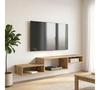 vidaXL Mobile TV da Parete A parete Rovere Artigianale