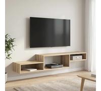 vidaXL Mobile TV da Parete A parete Rovere Sonoma 150 x 28 x 26 cm