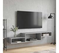 vidaXL Mobile TV da Parete A parete Sonoma grigio 150 x 28 x 26 cm