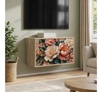 vidaXL Mobile TV da Parete BORNE 69 x 33 x 40 cm Rovere Sonoma
