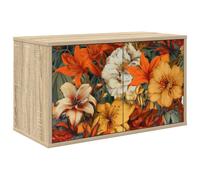 vidaXL Mobile TV da Parete GENNEP 69 x 33 x 40 cm Rovere Sonoma