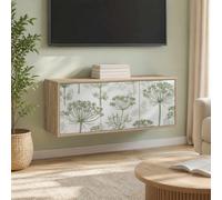vidaXL Mobile TV da Parete GOTHA 102 x 33 x 40 cm Rovere Sonoma, Mobile TV rettangolare per soggiorno moderno, montato a muro, spazio per media, soluzioni salvaspazio