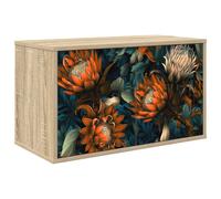vidaXL Mobile TV da Parete LOCHEM 69 x 33 x 40 cm Rovere Sonoma