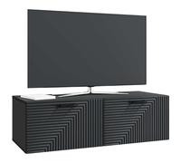 vidaXL Mobile TV da parete nero 98 x 41 x 30 cm, armadio moderno per TV, portaoggetti elegante, risparmio di spazio, design funzionale per la tua stanza