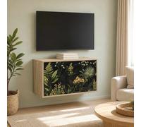 vidaXL Mobile TV da Parete RHENEN 69 x 33 x 40 cm Rovere Sonoma