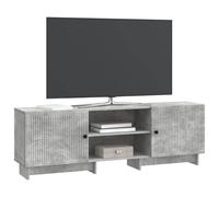 vidaXL Mobile TV grigio cemento 150 x 31 x 50 cm, mobile TV vintage, grande stoccaggio, centro multimediale elegante, organizer funzionale