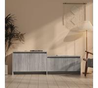 vidaXL Mobile TV Grigio Sonoma 146,5x35x50 cm in Truciolato
