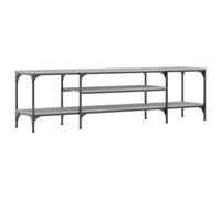 vidaXL Mobile TV Grigio Sonoma 161x35x45 cm Legno multistrato e ferro