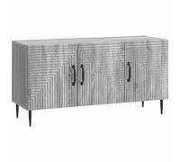 vidaXL Mobile TV Grigio Sonoma 99 x 34,5 x 50 cm Legno ingegnerizzato, Mobile TV Vintage, Contenitore per Soggiorno, Mensola Media, Armadietto Compatto con Ante
