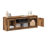 vidaXL Mobile TV in Legno Vecchio 139,5 cm con Porte Scorrevoli e 4 Ripiani, Perfetto per Il Soggiorno, Arredamento Rustico, unità per Media Casalinga, Decorazione Moderna e Funzionale