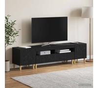vidaXL Mobile TV LED a 5 pezzi Nero Legno ingegnerizzato