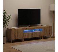 vidaXL Mobile TV LED a 5 pezzi Rovere Artigianale Legno ingegnerizzato