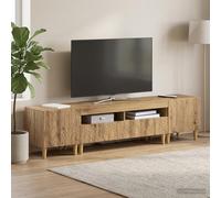 vidaXL Mobile TV LED a 5 pezzi Rovere Artigianale Legno ingegnerizzato