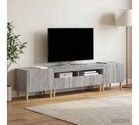 vidaXL Mobile TV LED a 5 pezzi Sonoma grigio Legno ingegnerizzato