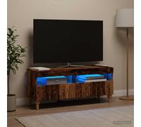 vidaXL Mobile TV LED ALKMAAR 100 x 35 x 43 cm Legno antico