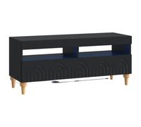 vidaXL Mobile TV LED ALKMAAR 100 x 35 x 43 cm Nero