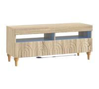 vidaXL Mobile TV LED ALKMAAR 100 x 35 x 43 cm Rovere Sonoma