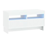 vidaXL Mobile TV LED ALKMAAR 81 x 35 x 43 cm Bianco