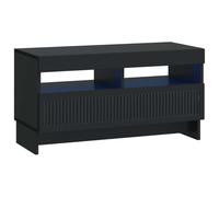vidaXL Mobile TV LED nero in legno di ingegneria
