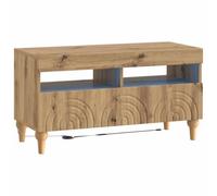 vidaXL Mobile TV LED ALKMAAR 81 x 35 x 43 cm Rovere Artigianale