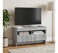 vidaXL Mobile TV LED ALKMAAR 81 x 35 x 43 cm Sonoma grigio