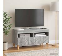 vidaXL Mobile TV LED ALKMAAR 81 x 35 x 43 cm Sonoma grigio