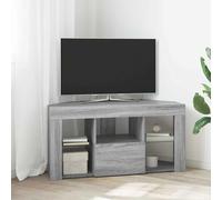 vidaXL Mobile TV LED Angolare 100 x 40 x 50 cm Grigio Sonoma