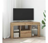 vidaXL Mobile TV LED Angolare 100 x 40 x 50 cm Rovere artigianale