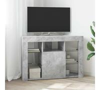 vidaXL Mobile TV LED Angolare 100x40x68cm Grigio cemento