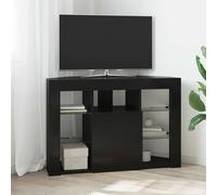 vidaXL Mobile TV LED Angolare 100x40x68cm Nero Legno ingegnerizzato