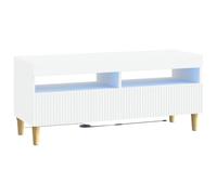 vidaXL Mobile TV LED ARNHEM 100 x 35 x 43 cm Bianco