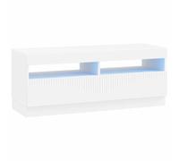 vidaXL Mobile TV LED Bianco Legno ingegnerizzato