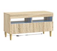 vidaXL Mobile TV LED in legno di quercia Sonoma