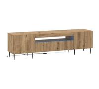 vidaXL Mobile TV LED in rovere artigianale