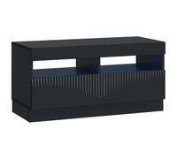vidaXL Mobile TV LED nero in legno di ingegneria