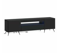 vidaXL Mobile TV LED Nero Legno ingegnerizzato
